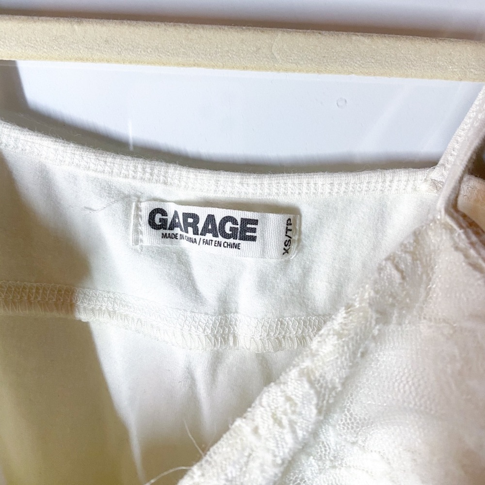 euc Garage nylon lace cropped cami - Picture 2 of 5